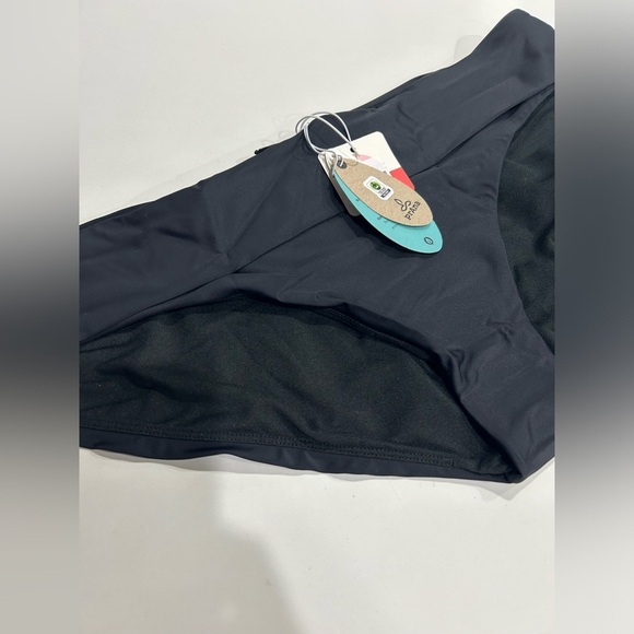 prAna Women's XL Marta Bikini Bottoms UPF 50+ Black NWT Swimsuit Swim - Picture 3 of 7